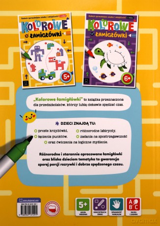 Kolorowe łamigłówki. Zadania sprawdzające wiedzę - Agnieszka Bator [KSIĄŻKA]