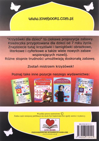 Krzyżówki dla dzieci 7-12 lat - Agnieszka Wileńska [KSIĄŻKA]