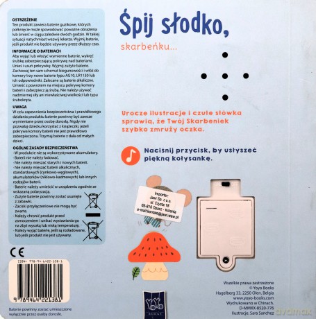 Książka z dźwiękiem. Śpij słodko skarbeńku [KSIĄŻKA]