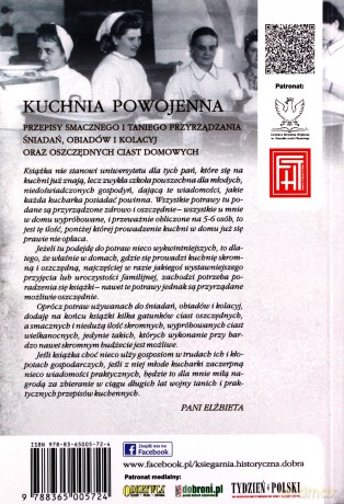 Kuchnia powojenna - Pani Elżbieta [KSIĄŻKA]