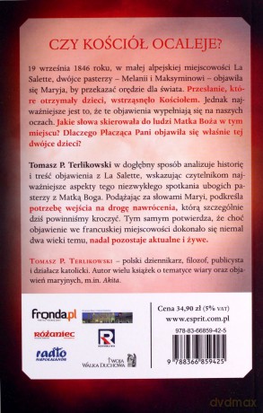 La Salette. Objawienia które wstrząsnęły Kościołem - Tomasz Terlikowski [KSIĄŻKA]