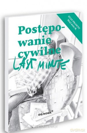 Last minute. Postępowanie cywilne maj 2021 - Anna Talaga, Bogusław Gąszcz [KSIĄŻKA]