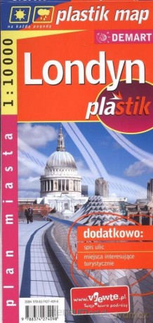 Londyn - laminowany plan miasta 1:10 000 [KSIĄŻKA]
