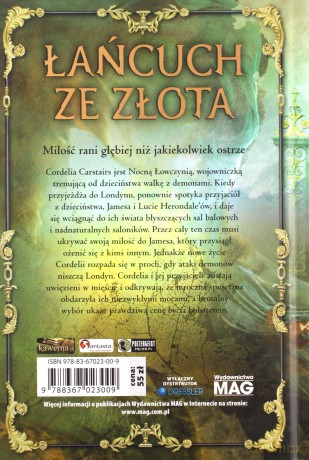 Łańcuch ze złota - Cassandra Clare [KSIĄŻKA]