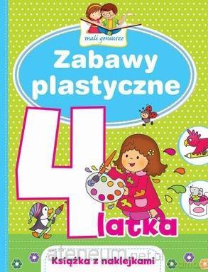 Mali geniusze. Zabawy plastyczne 4-latka - Elżbieta Lekan, Joanna Myjak [KSIĄŻKA]
