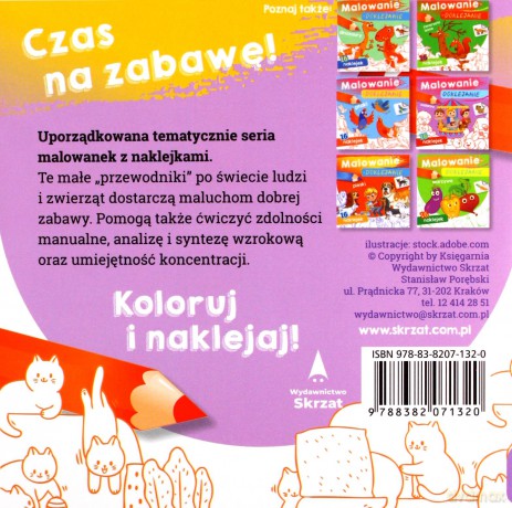 Malowanie-doklejanie. Kotki [KSIĄŻKA]