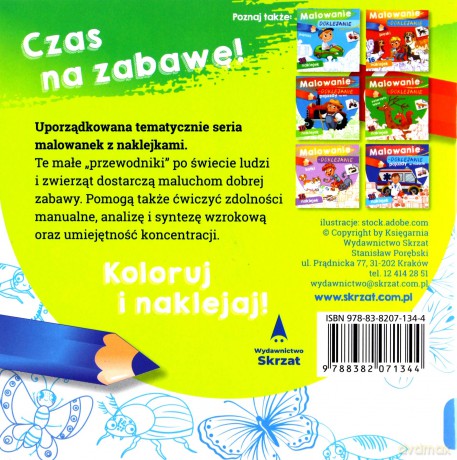 Malowanie-doklejanie. Owady [KSIĄŻKA]
