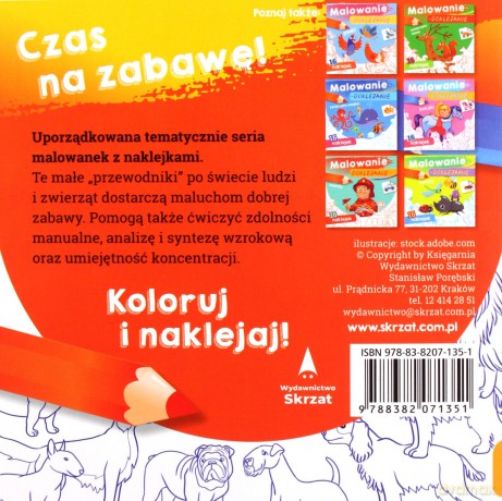 Malowanie-doklejanie. Pieski [KSIĄŻKA]