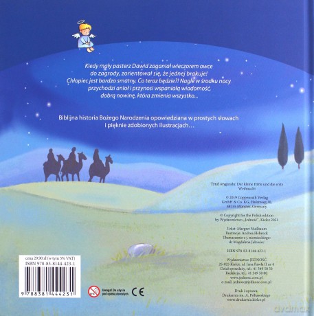 Mały pastuszek i Boże Narodzenie - Margret Nussbaum, Andrea Hebrock, Magdalena Jałowiec [KSIĄŻKA]