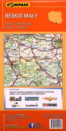 Mapa - Beskid Mały 1:40 000