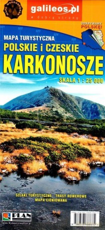 Mapa - Polskie i czeskie Karkonosze 1:25 000