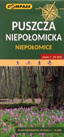 Mapa - Puszcza Niepołomicka 1: 35 000