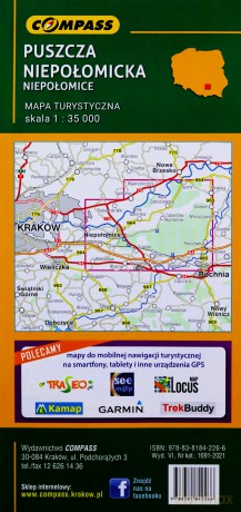 Mapa - Puszcza Niepołomicka 1: 35 000
