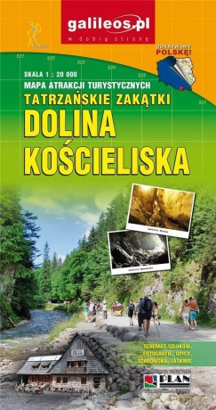 Mapa turystyczna - Dolina Kościeliska