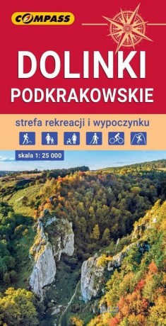 Mapa turystyczna - Dolinki Podkrakowskie 1:25 000