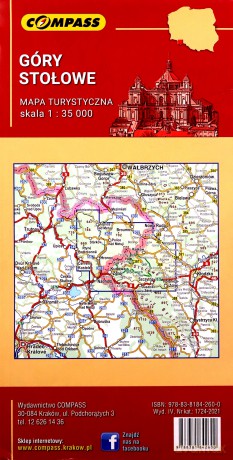 Mapa turystyczna - Góry Stołowe 1:35 000 w.4