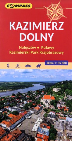 Mapa turystyczna - Kazimierz Dolny 1:35:000