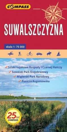 Mapa turystyczna - Suwalszczyzna 1:75 000