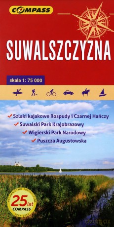 Mapa turystyczna - Suwalszczyzna 1:75 000