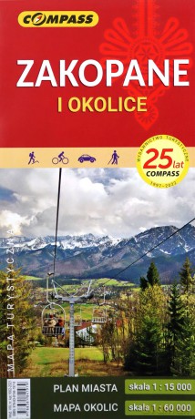 Mapa turystyczna - Zakopane i okolice w.8