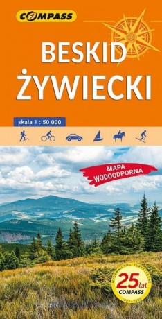 Mapa turystyczna Beskid Żywiecki 1:50 000 laminat w.14