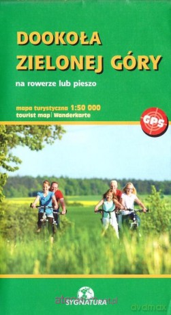 Mapa turystyczna Dookoła Zielonej Góry 1:50 000