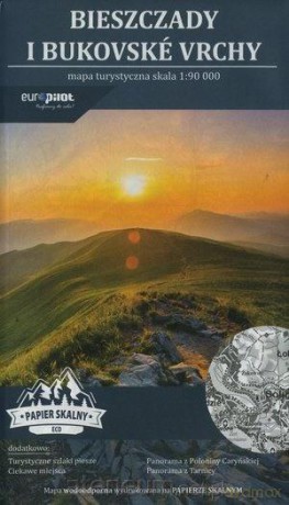 Mapa turystyczna eco - Bieszczady i Bukovske...1:90 000