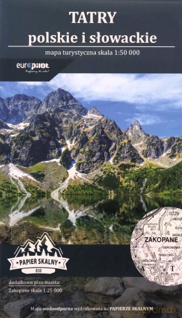 Mapa turystyczna eco - Tatry pol. i słowackie...1:50 000