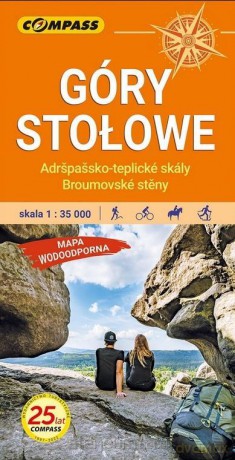 Mapa turystyczna Góry Stołowe 1:35 000 laminat w.4