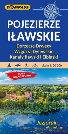 Mapa turystyczna Pojezierze Iławskie 1:50 000 lam.