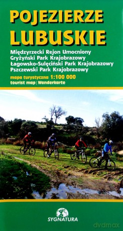Mapa turystyczna Pojezierze Lubuskie 1:100 000