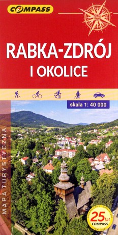 Mapa turystyczna Rabka-Zdrój i okolice 1:40 000 w.6