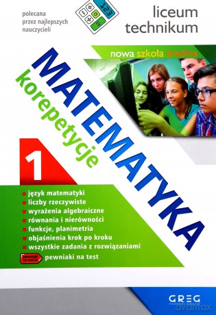 Matematyka - korepetycje, liceum cz.1 - Grażyna Kiełczykowska [KSIĄŻKA]