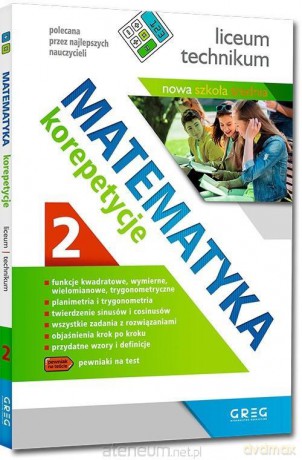 Matematyka - korepetycje, liceum cz.2 - Grażyna Kiełczykowska [KSIĄŻKA]