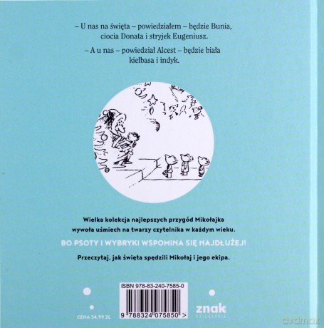 Mikołajek. Święta są strasznie fajne - Jean-Jacques Sempe, Barbara Grzegorzewska [KSIĄŻKA]