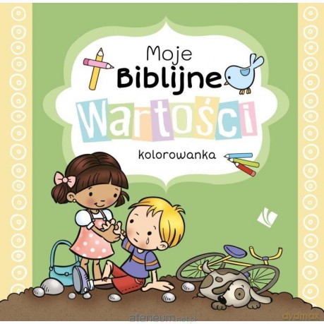Moje Biblijne wartości - kolorowanka - Agnes de Bezenac [KSIĄŻKA]