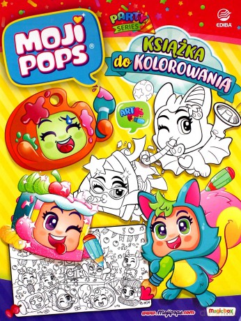 MojiPops - Książka do kolorowania [KSIĄŻKA]