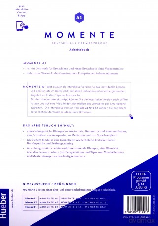 Momente A1 ćwiczenie + kod online - Franz Specht, Angela Pude, Sandra Evans [KSIĄŻKA]
