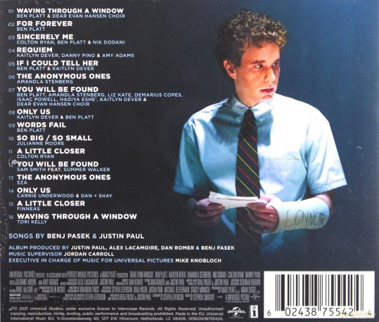 Dear Evan Hansen soundtrack (Drogi Evanie Hansenie) [CD]