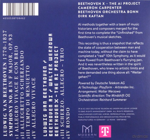 Beethoven Orchestra Bonn: Beethoven X The Ai Project [CD]