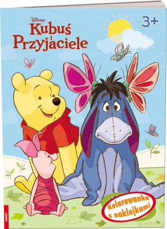 Kubuś i przyjaciele Kolorowanka z naklejkami NA-1110 [KSIĄŻKA]