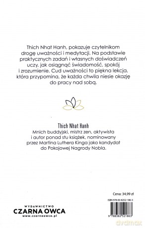 Cud uważności. Prosty podręcznik medytacji - Thich Nhat Hanh [KSIĄŻKA]