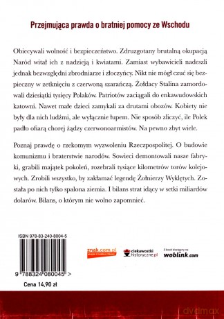 Czerwona zaraza jak naprawdę wyglądało wyzwolenie polski (pocket) - Dariusz Kaliński [KSIĄŻKA]