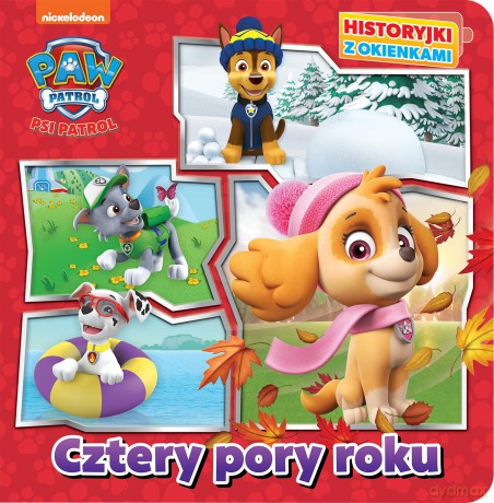 Cztery pory roku. Historyjki z okienkami. Psi Patrol [KSIĄŻKA]