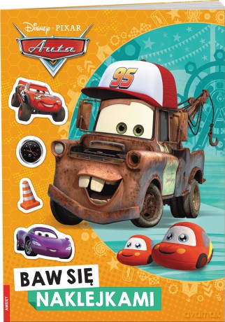 Disney Pixar Auta Baw się naklejkami STJ-9107 [KSIĄŻKA]