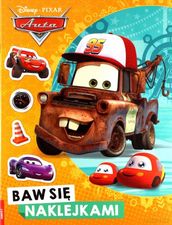 Disney Pixar Auta Baw się naklejkami STJ-9107 [KSIĄŻKA]