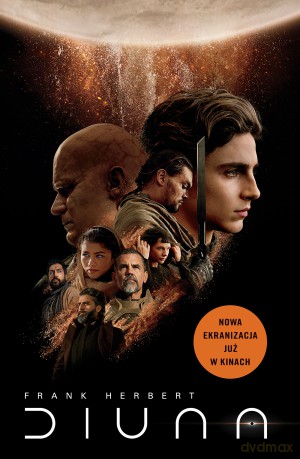 Diuna (okładka filmowa) - Frank Herbert [KSIĄŻKA]
