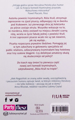 Do trzech razy śmierć (pocket) - Alek Rogoziński [KSIĄŻKA]