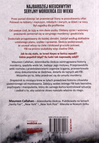 Drapieżnik. Prawdziwa historia najbardziej nieuchwytnego mordercy XXI wieku (pocket) - Maureen Callaha [KSIĄŻKA]