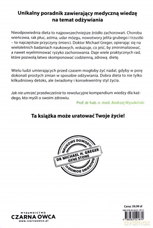 Jak nie umrzeć przedwcześnie. Co jeść, aby dłużej cieszyć się zdrowiem - Michael Greger, Gene Stone [KSIĄŻKA]